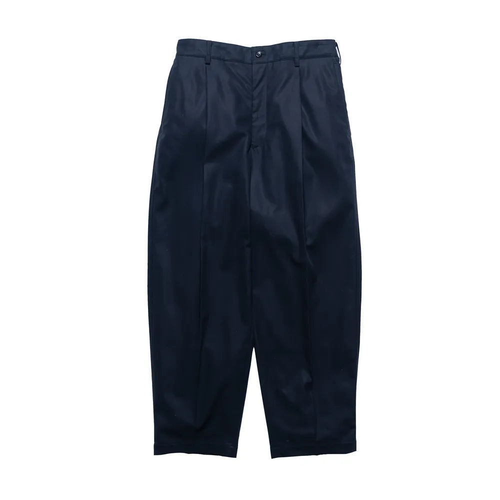 Graphpaper / Wooly Cotton Twill Wide Tapered Slacks (GM251-40073B)