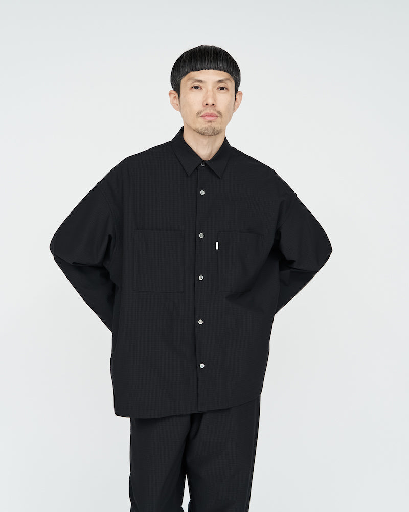 Graphpaper / Ripple Jersey L/S Oversized Box Shirt