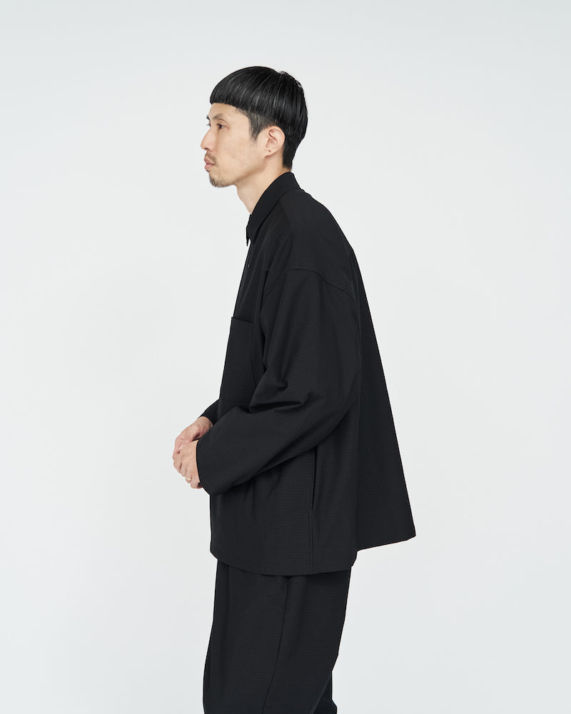 Graphpaper / Ripple Jersey L/S Oversized Box Shirt