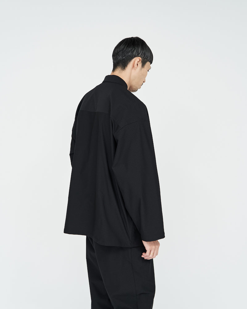 Graphpaper / Ripple Jersey L/S Oversized Box Shirt