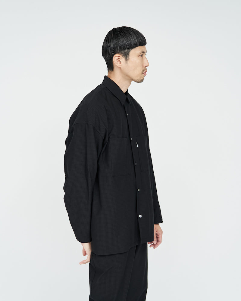 Graphpaper / Ripple Jersey L/S Oversized Box Shirt