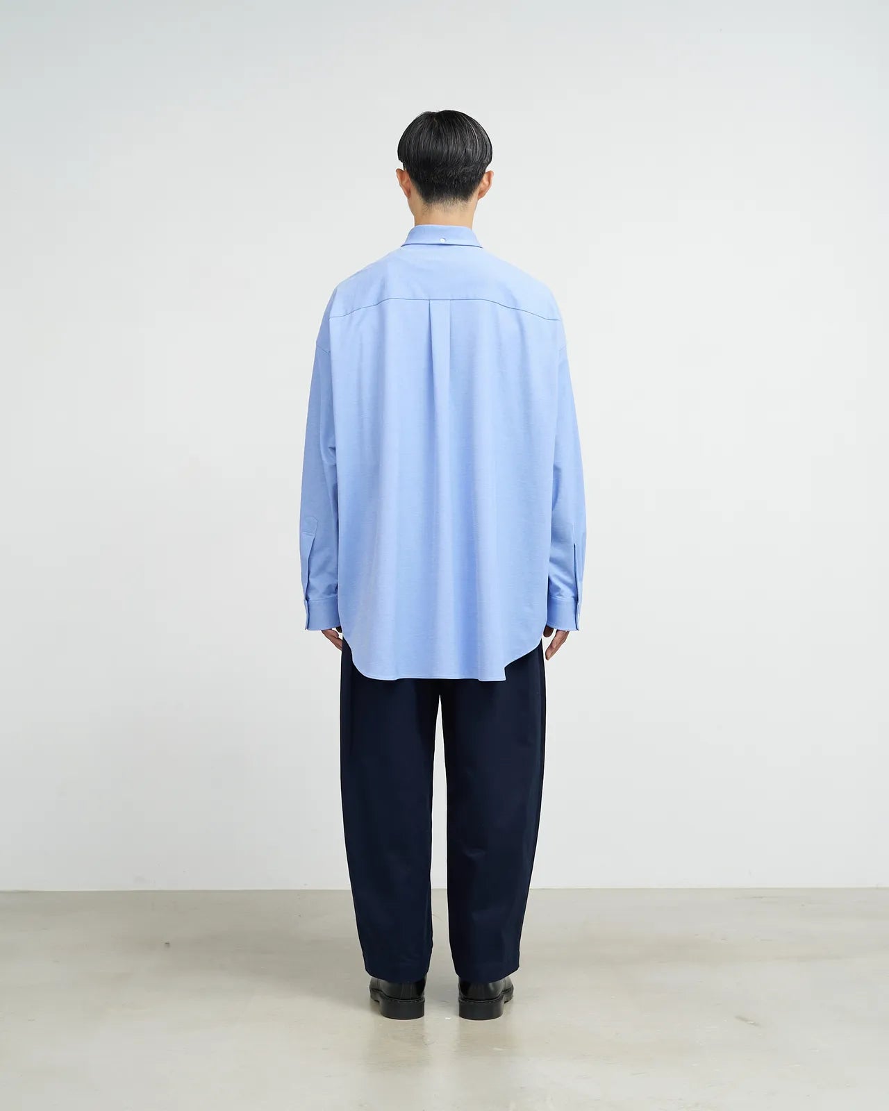 Graphpaper / Oxford Pique Jersey L/S Oversized B.D Shirt