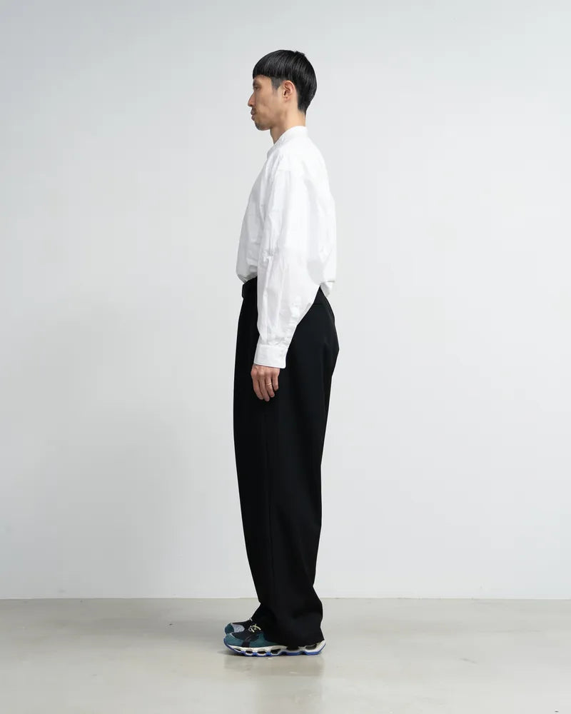 Graphpaper / Scale Off Wool Wide Chef Pants (GM243-40173B)