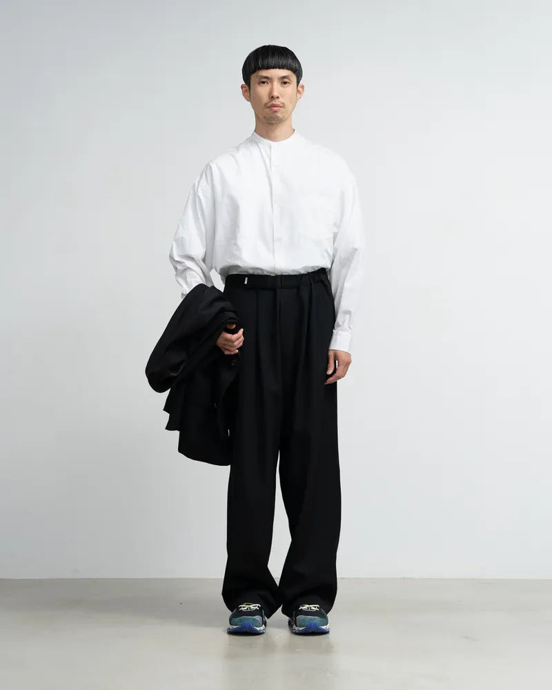 Graphpaper（グラフペーパー） / Scale Off Wool Wide Chef Pants
