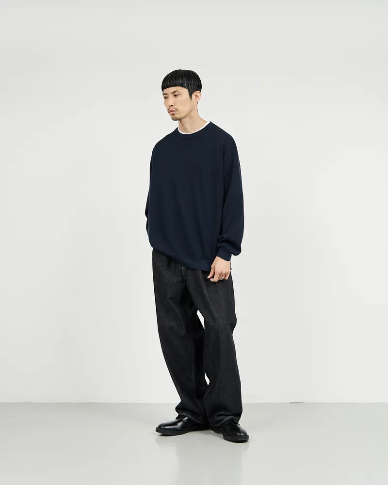 Graphpaper / Wool Honeycomb Crew Neck Thermal (GU243-70219B)