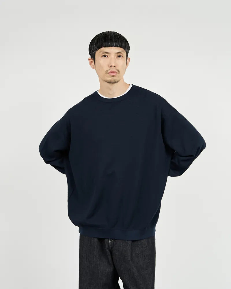 Graphpaper / Wool Honeycomb Crew Neck Thermal (GU243-70219B)