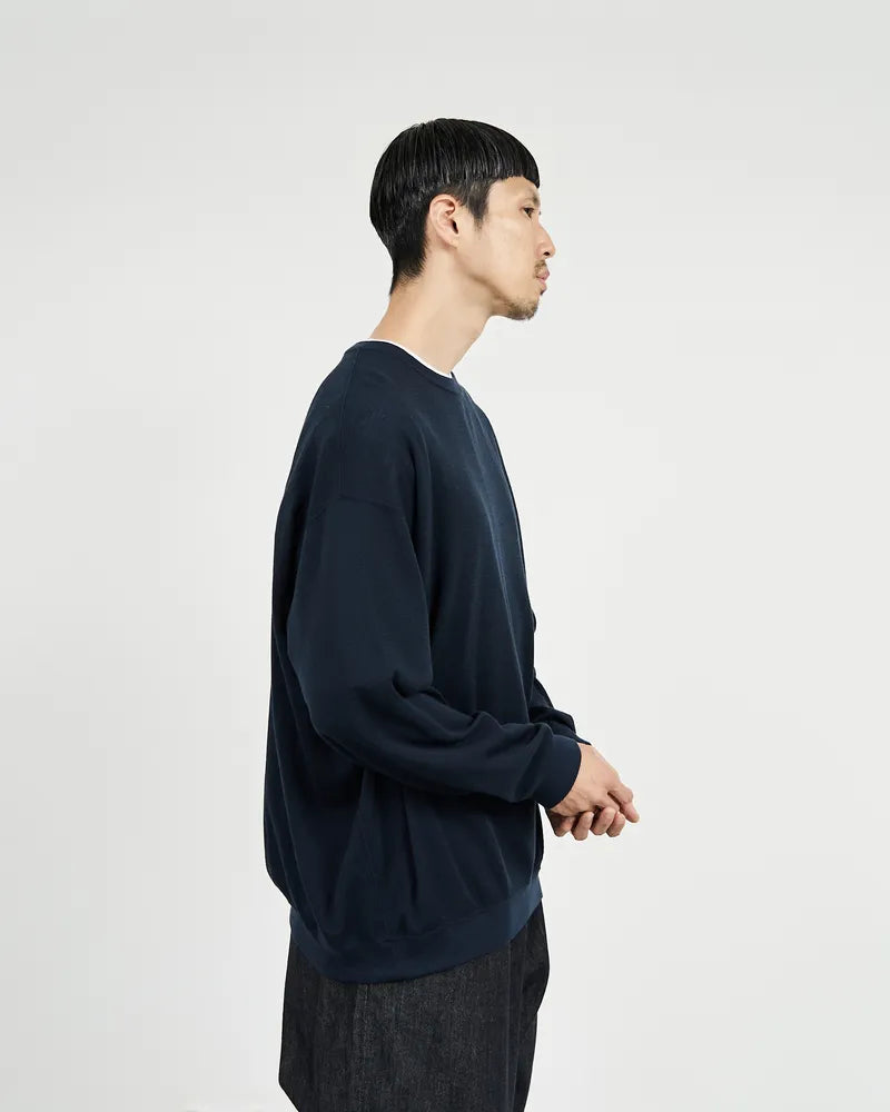 Graphpaper / Wool Honeycomb Crew Neck Thermal (GU243-70219B)