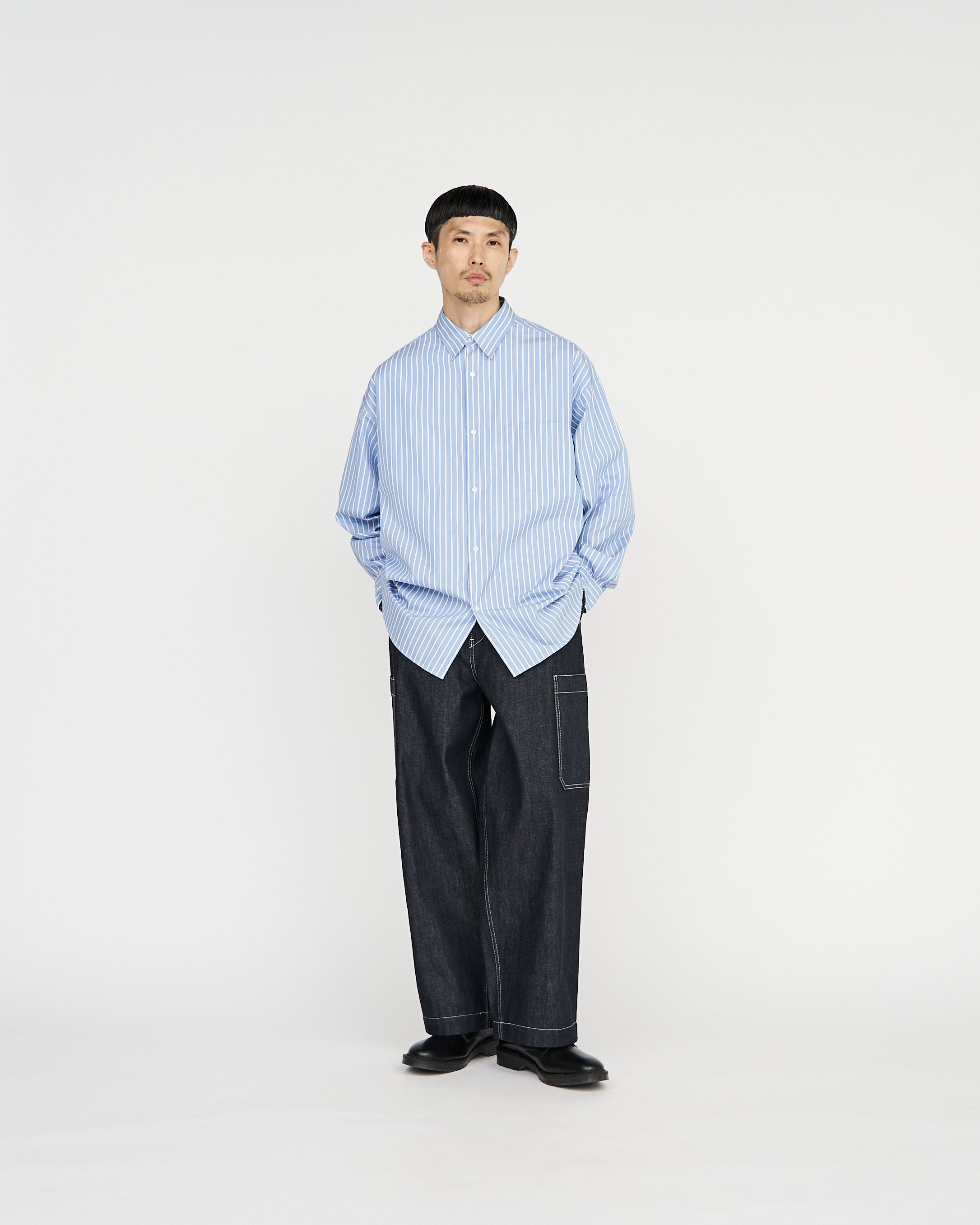 Graphpaper / SOKTAS High Count Broad L/S Oversized Regular Collar