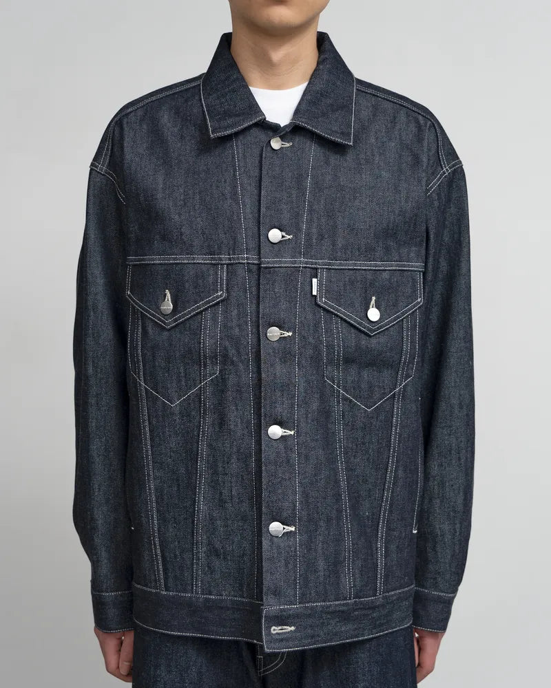 Graphpaper / Selvage Denim Trucker Jacket (GU243-30186RB)