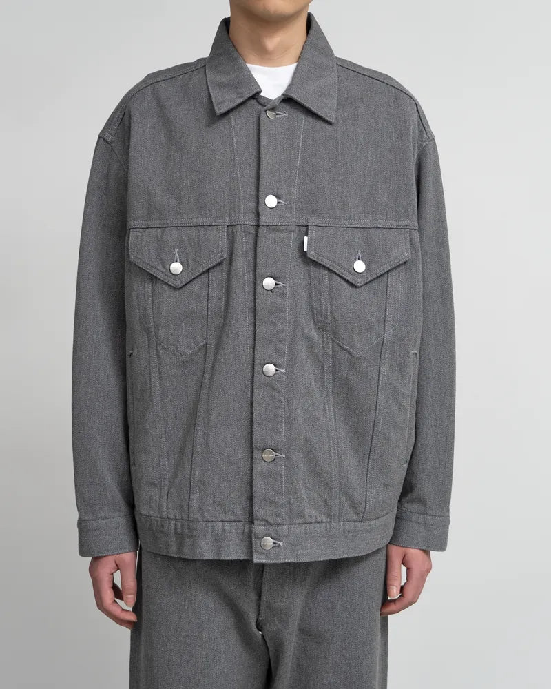 Graphpaper / Colorfast Denim Trucker Jacket (GM243-30215B)