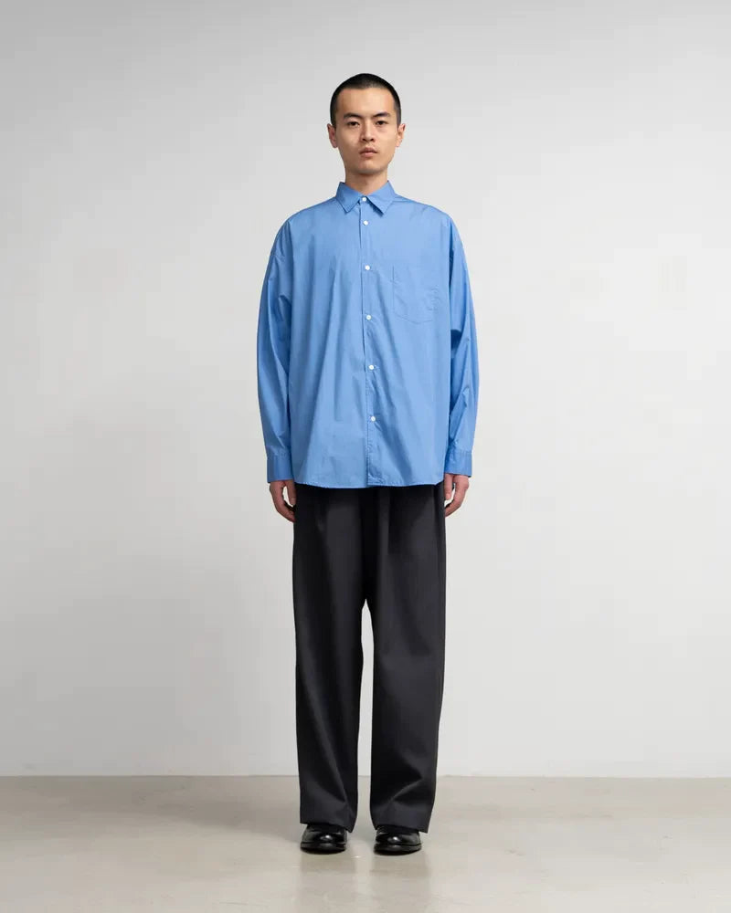 Graphpaper の Broad L/S Oversized Regular Collar Shirt