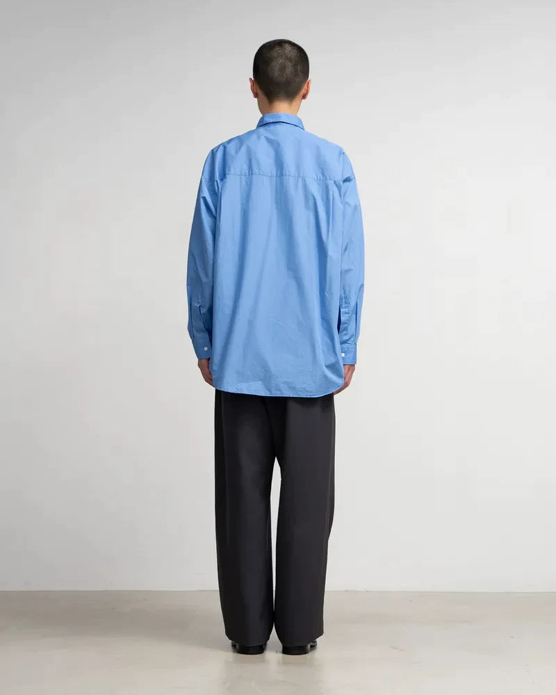 Graphpaper / Broad L/S Oversized Regular Collar Shirt (GM244-50022B)