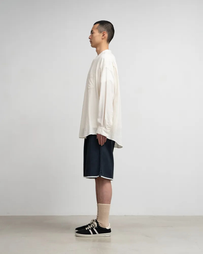 Graphpaper / SUMI Coated Denim Tuck Shorts