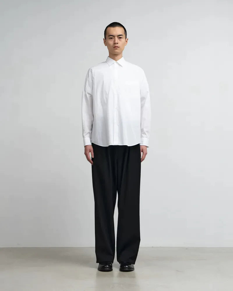 Graphpaper の Broad Regular Collar Shirt