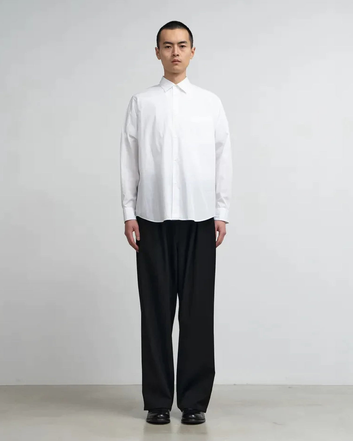 Graphpaper / Broad Regular Collar Shirt (GM251-50005B)