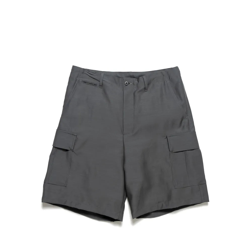 Graphpaper / Wool Cupro Military Cargo Shorts