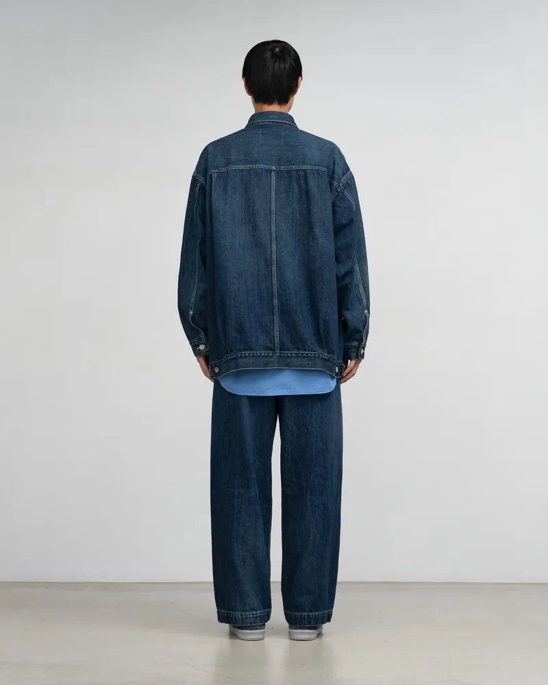 Graphpaper / Selvage Denim Belted Pants (GU243-40192DB)