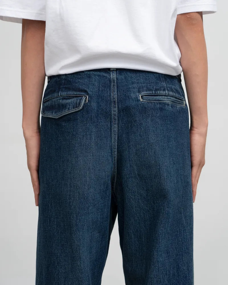 Graphpaper / Selvage Denim Two Tuck Tapered Pants (GU243-40187DB)