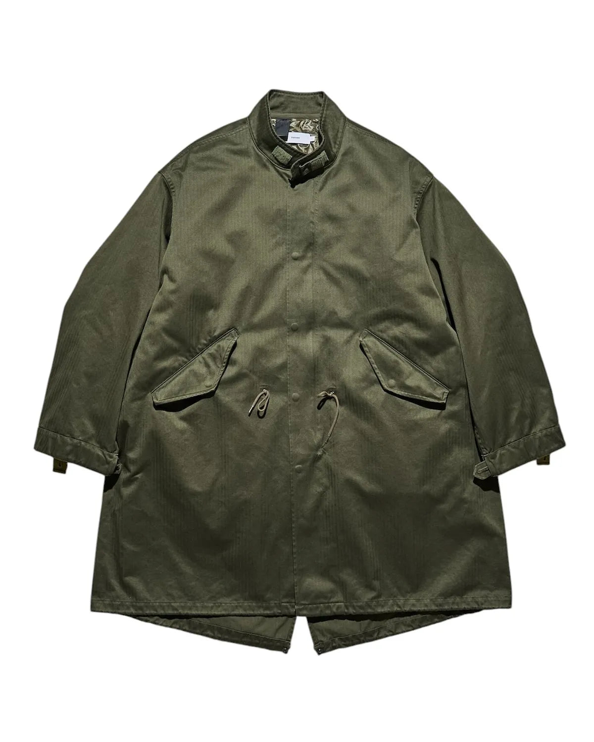 Graphpaper × N.HOOLYWOOD / Suvin Herringbone Fishtail Mods Coat (GM254-10060N)