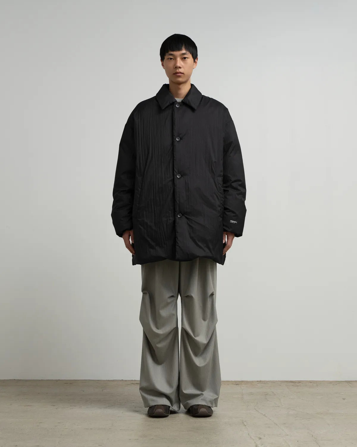 Graphpaper / PERTEX QUANTUM AIR Bal Collar Down Coat (GM263-10280)