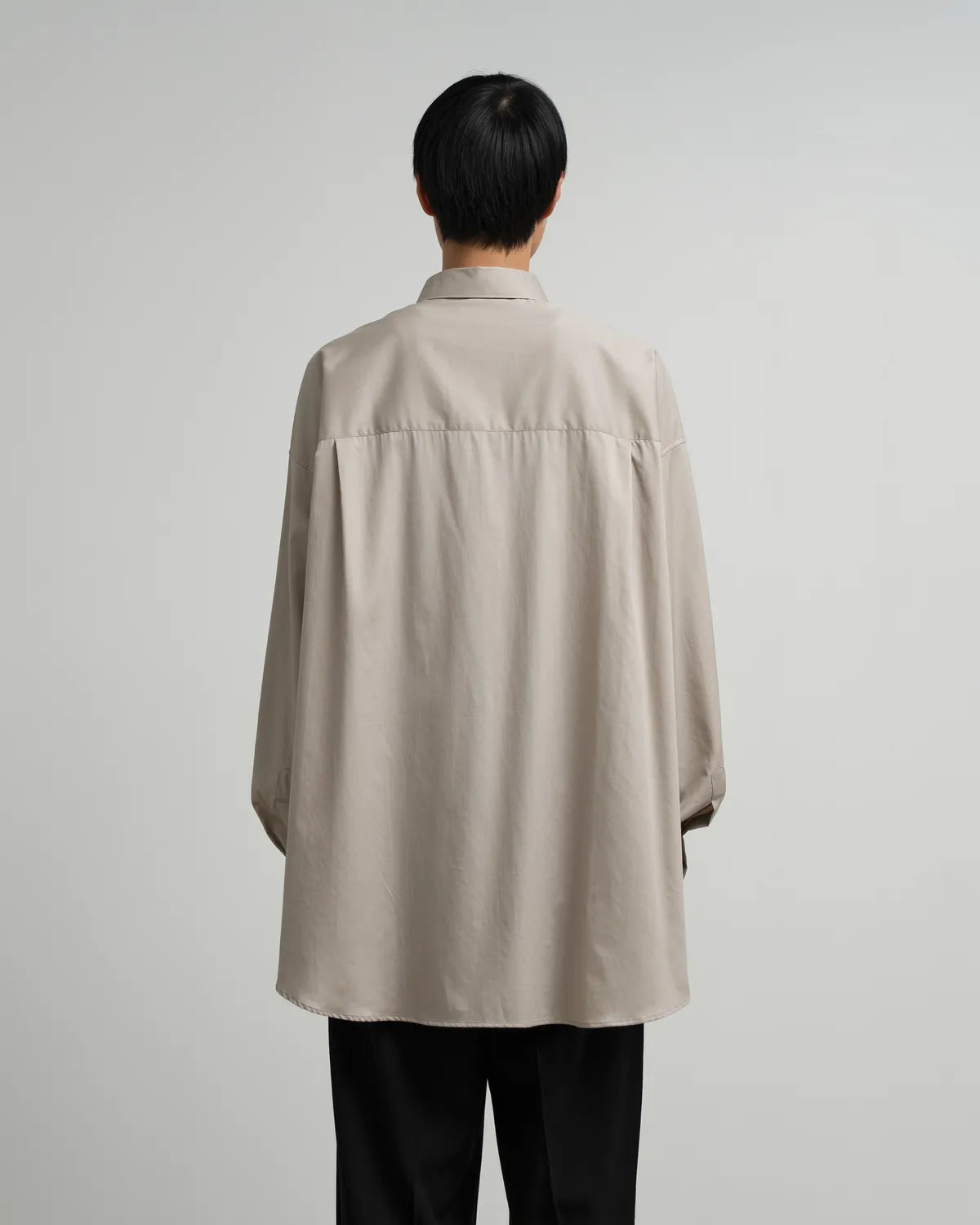 Graphpaper / Silicon Poplin Oversized Regular Collar Shirt (GM263-50196)