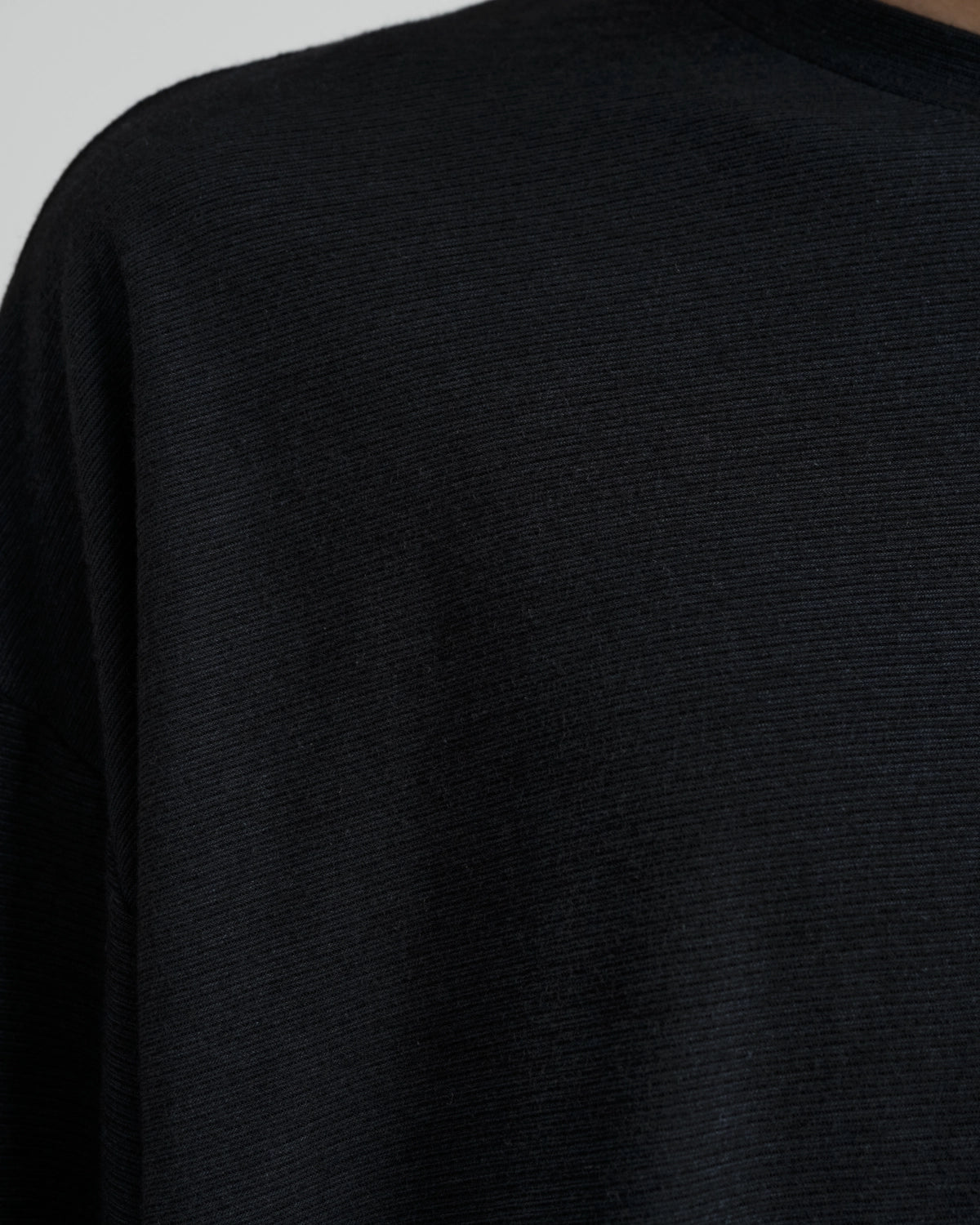 Graphpaper / Cotton Wool Ripple Crew Neck L/S Tee (GM263-70304)