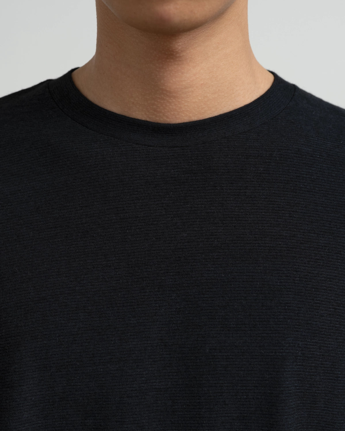 Graphpaper / Cotton Wool Ripple Crew Neck L/S Tee (GM263-70304)