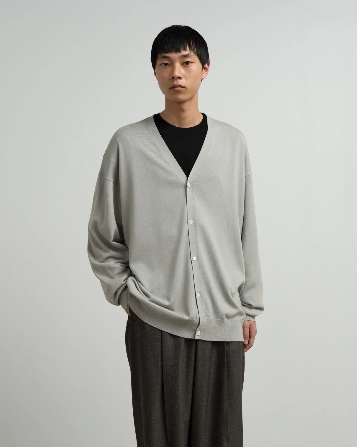 Graphpaper / High Gauge Knit Oversized Cardigan (GU263-80558C)
