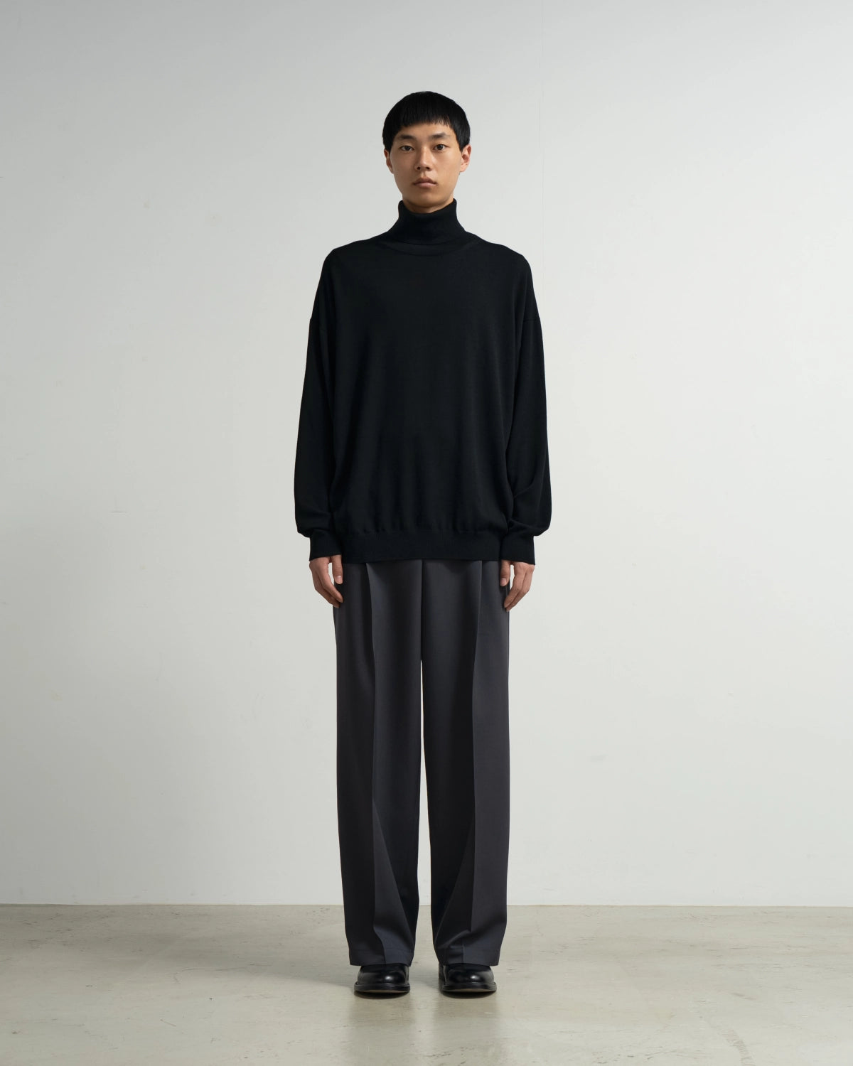 Graphpaper / High Gauge L/S Oversized High Neck Knit (GU263-80557B)
