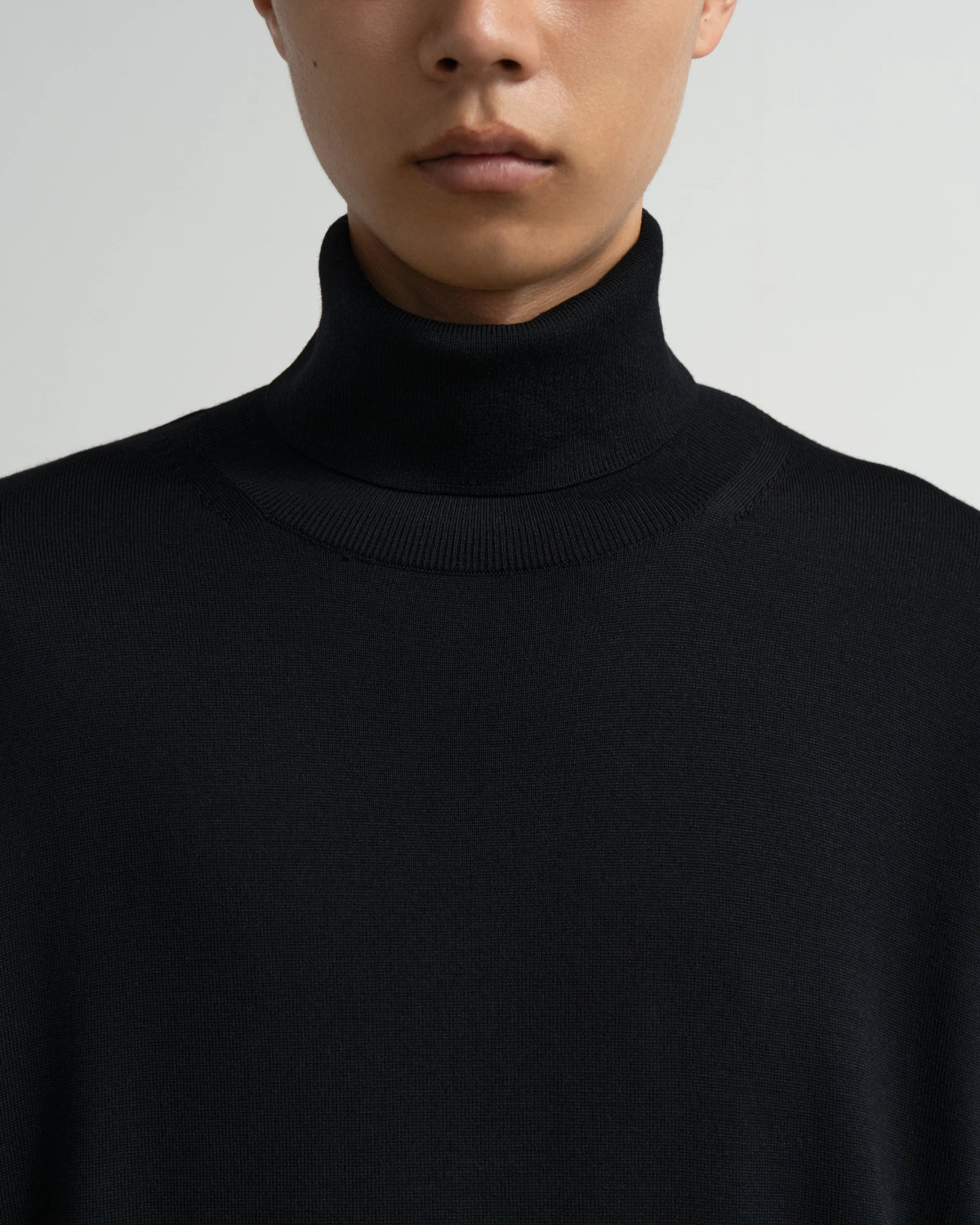 Graphpaper / High Gauge L/S Oversized High Neck Knit (GU263-80557B)