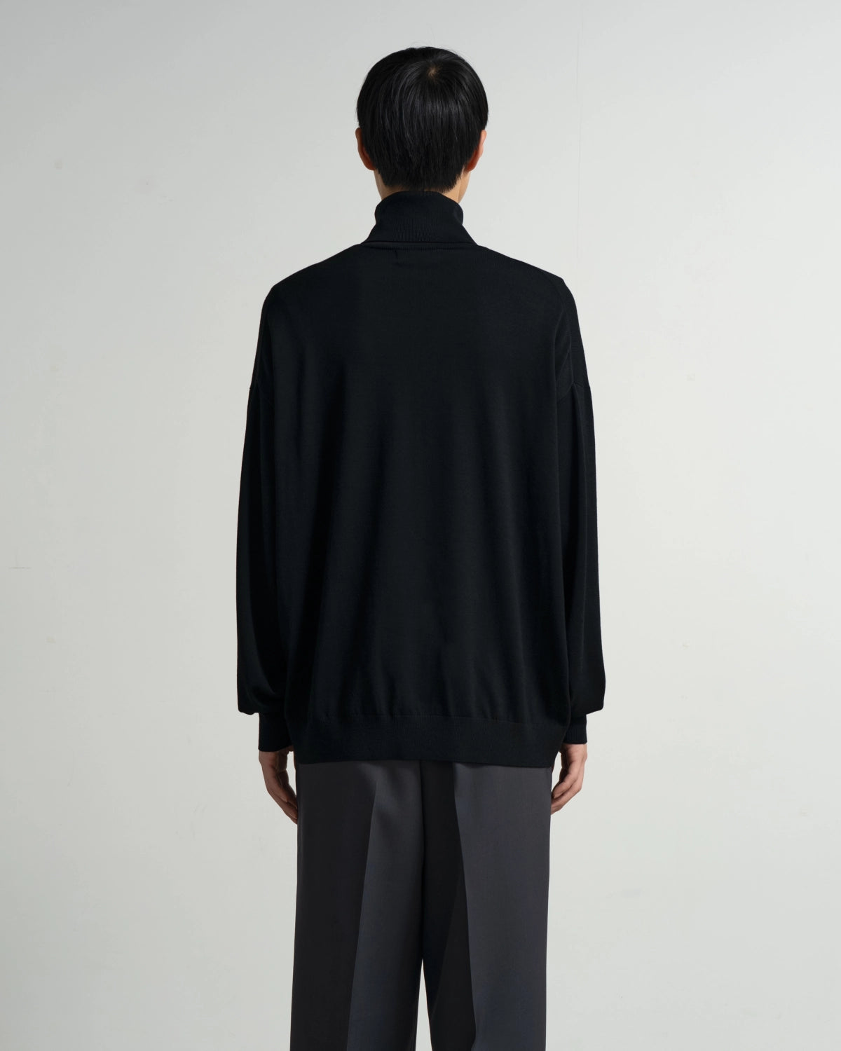 Graphpaper / High Gauge L/S Oversized High Neck Knit (GU263-80557B)