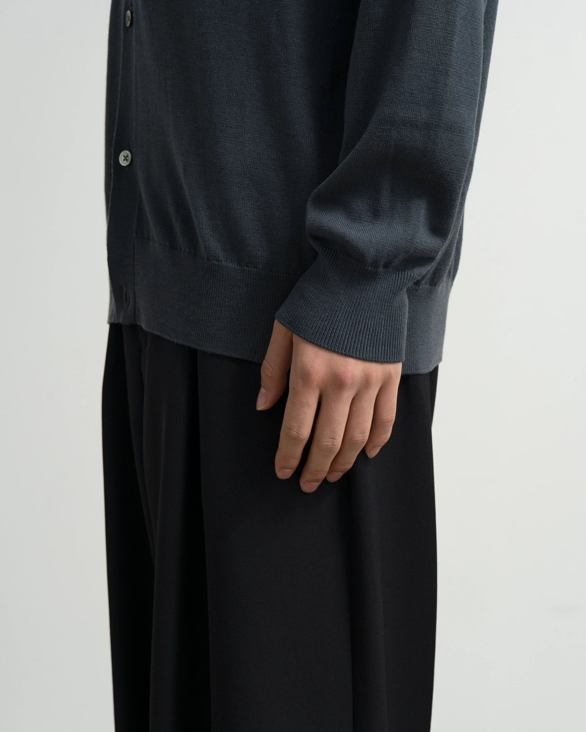 Graphpaper / High Gauge Knit Oversized Cardigan (GU263-80558B)
