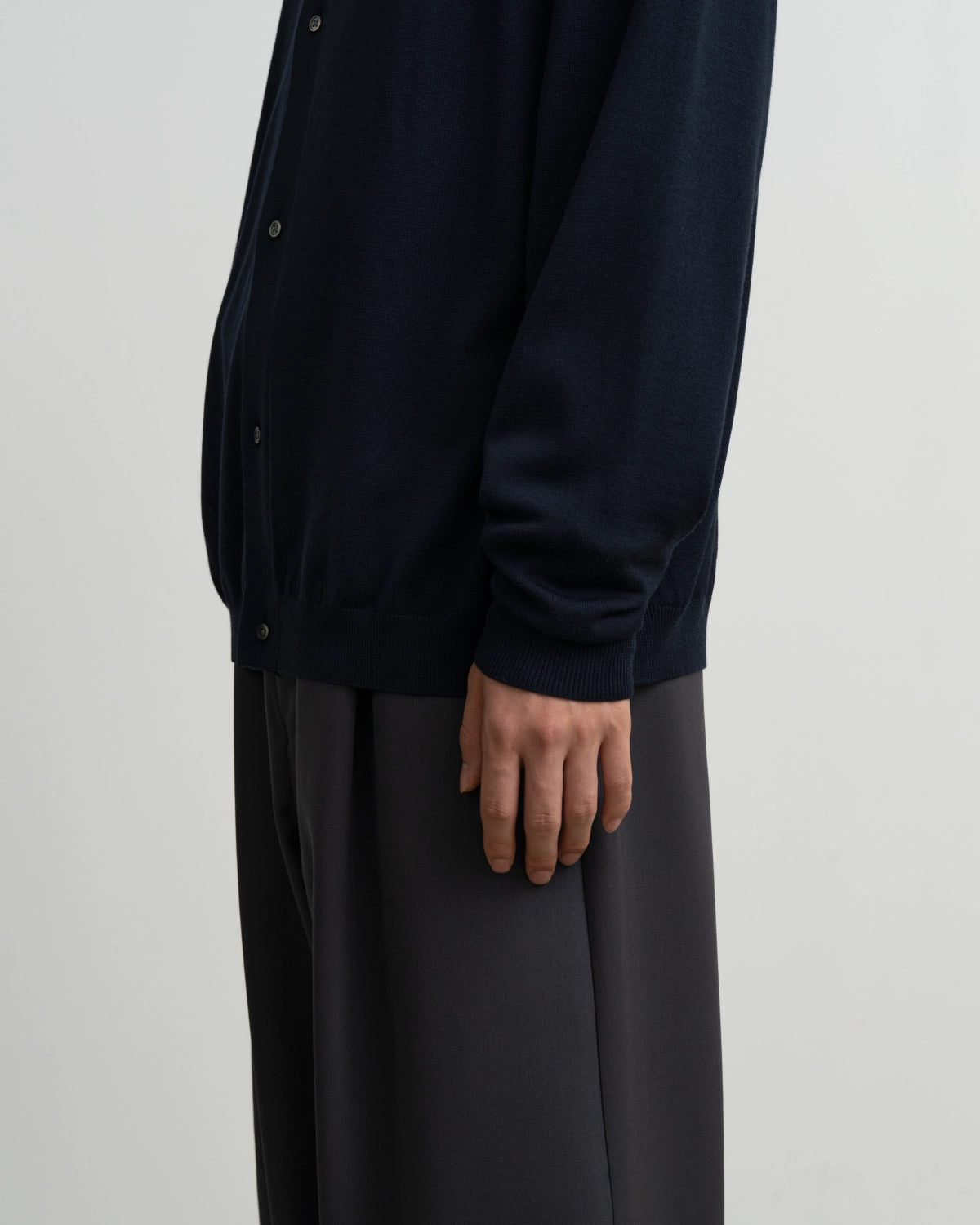 Graphpaper / High Gauge Oversized L/S Knit Shirts (GU263-80559B)