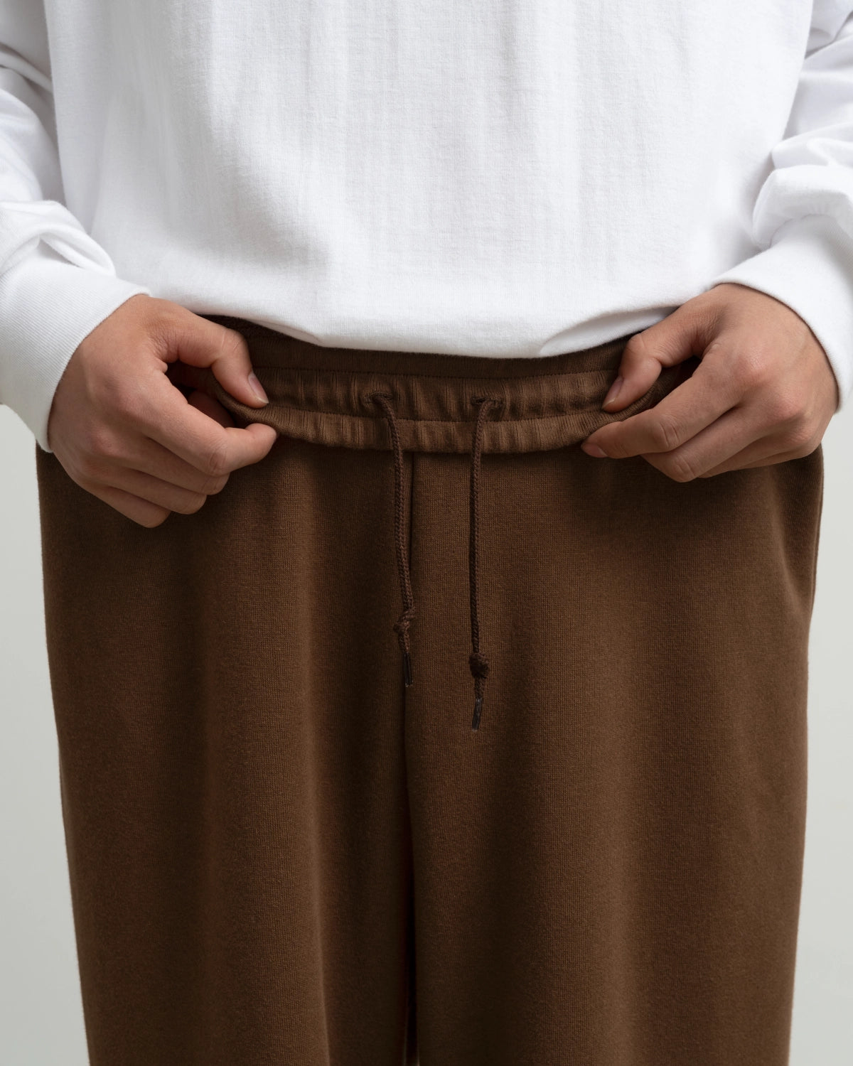 Graphpaper × LOOPWHEELER / LOOPWHEELER for Graphpaper Easy Wide Sweat Pants (GU263-70753C)