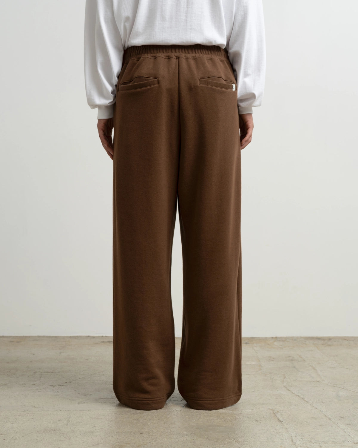 Graphpaper × LOOPWHEELER / LOOPWHEELER for Graphpaper Easy Wide Sweat Pants (GU263-70753C)