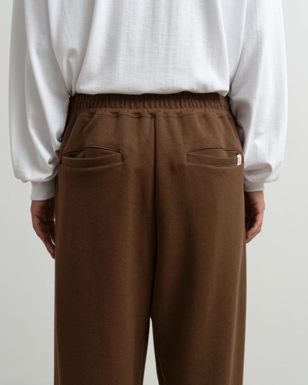 Graphpaper × LOOPWHEELER / LOOPWHEELER for Graphpaper Easy Wide Sweat Pants (GU263-70753C)