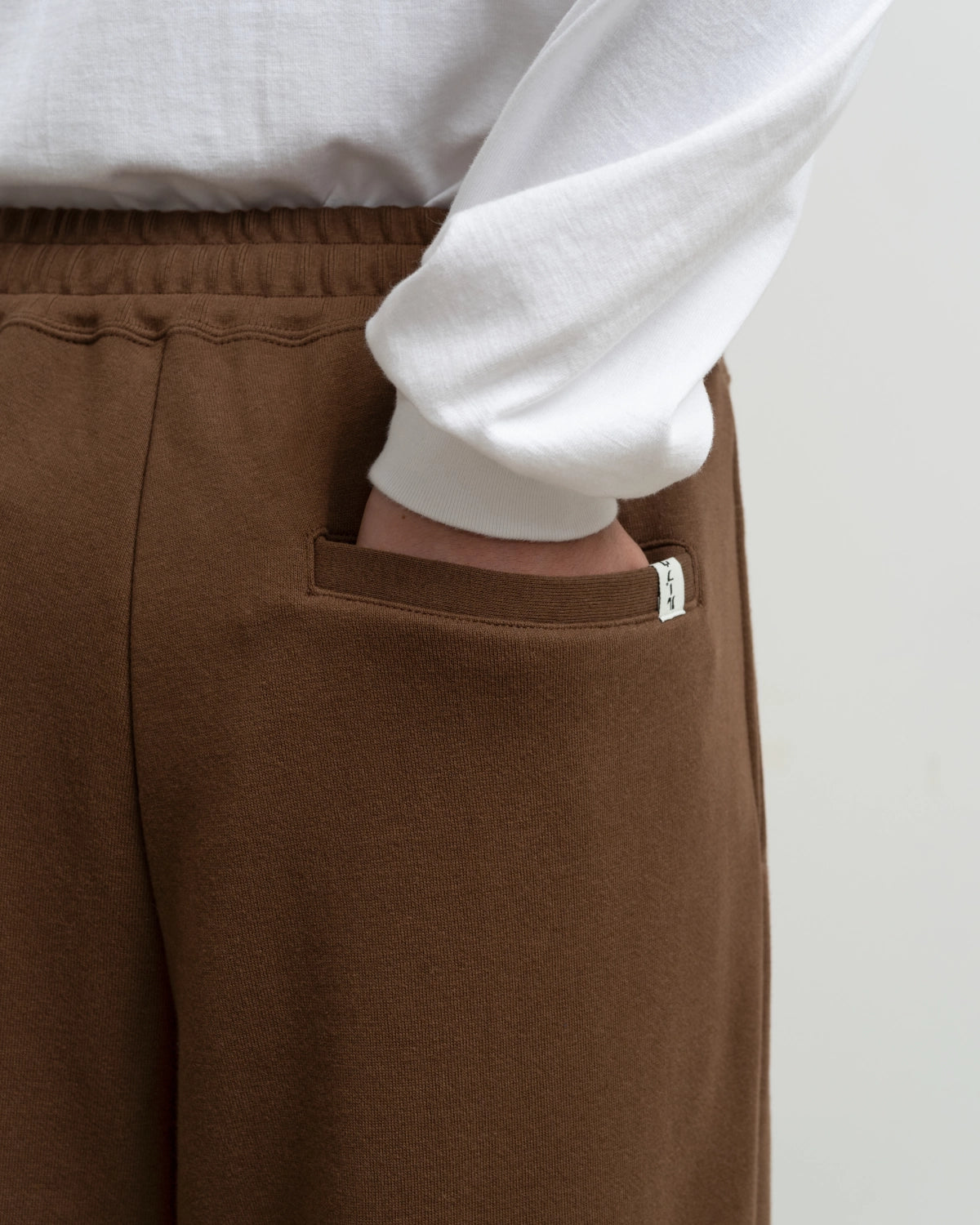 Graphpaper × LOOPWHEELER / LOOPWHEELER for Graphpaper Easy Wide Sweat Pants (GU263-70753C)