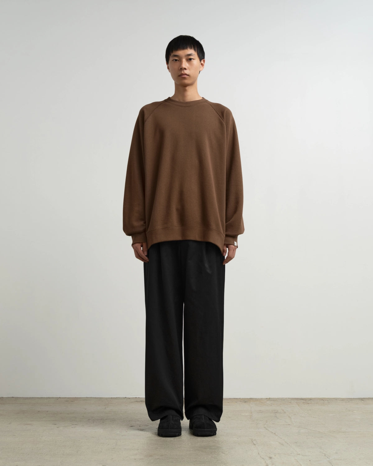 Graphpaper × LOOPWHEELER / LOOPWHEELER for Graphpaper Raglan Sweat (GU263-70751C)