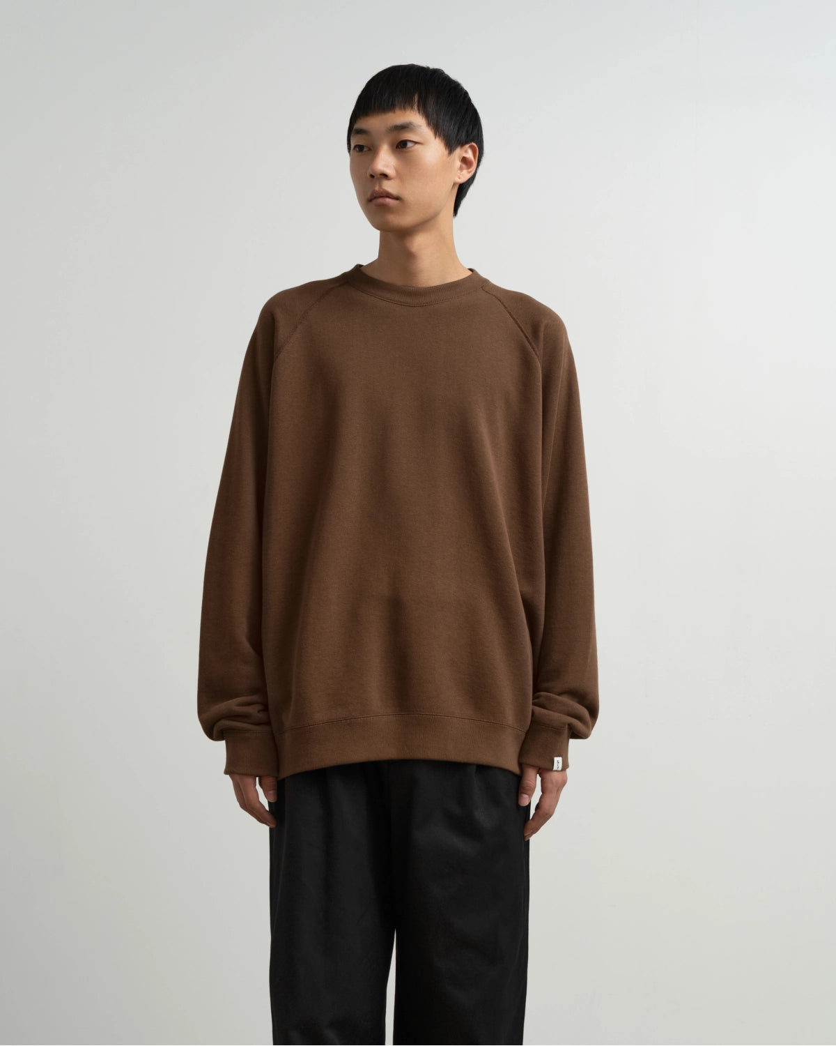 Graphpaper × LOOPWHEELER / LOOPWHEELER for Graphpaper Raglan Sweat (GU263-70751C)