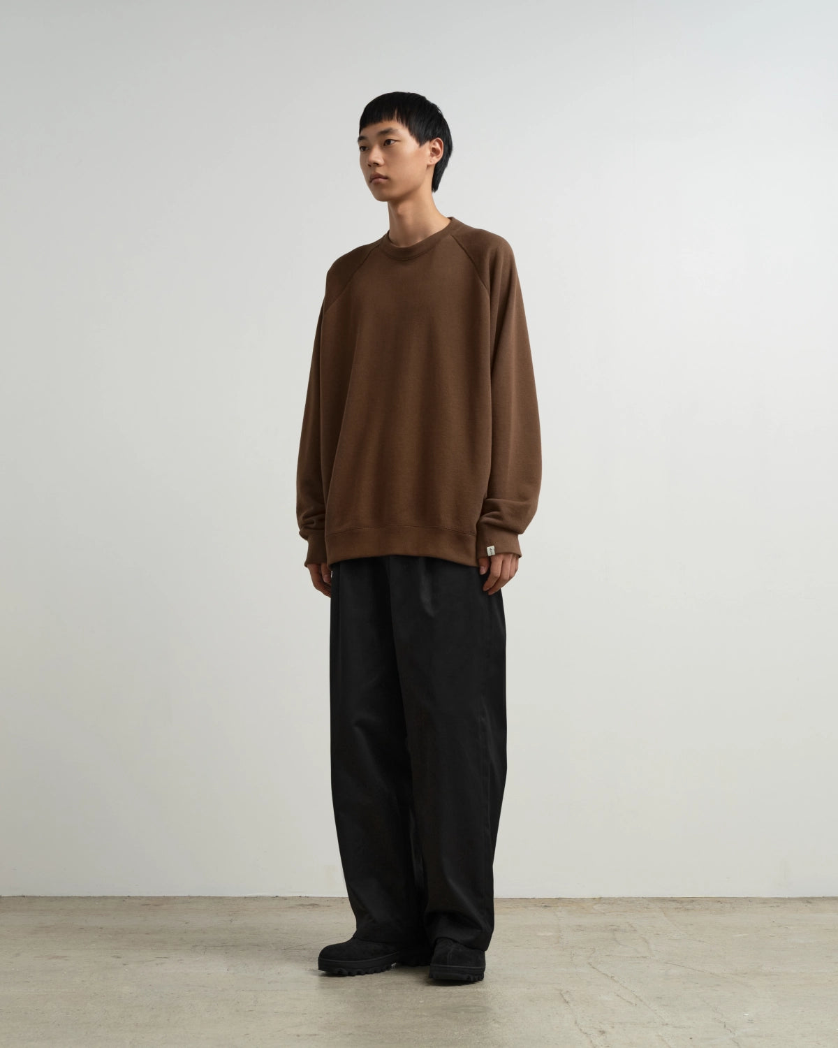 Graphpaper × LOOPWHEELER / LOOPWHEELER for Graphpaper Raglan Sweat (GU263-70751C)
