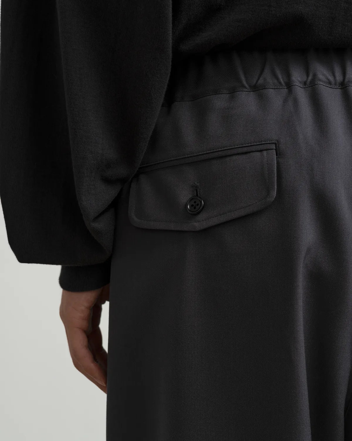 Graphpaper × is-ness / is-ness for GP Scale off Wool Balloon Chef Pants (GM263-40631I)