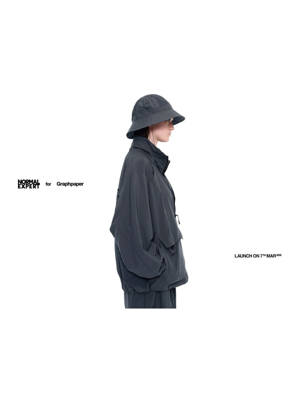 Tap water グラフペーパー　ブラック ダブルブレストジャケット シルクタフタ / トレッキングジャケット, Black – MARKAWARE