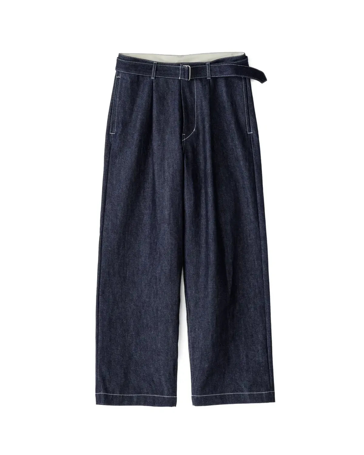 Graphpaper / Selvage Denim Belted Pants (GU253-40064RB)