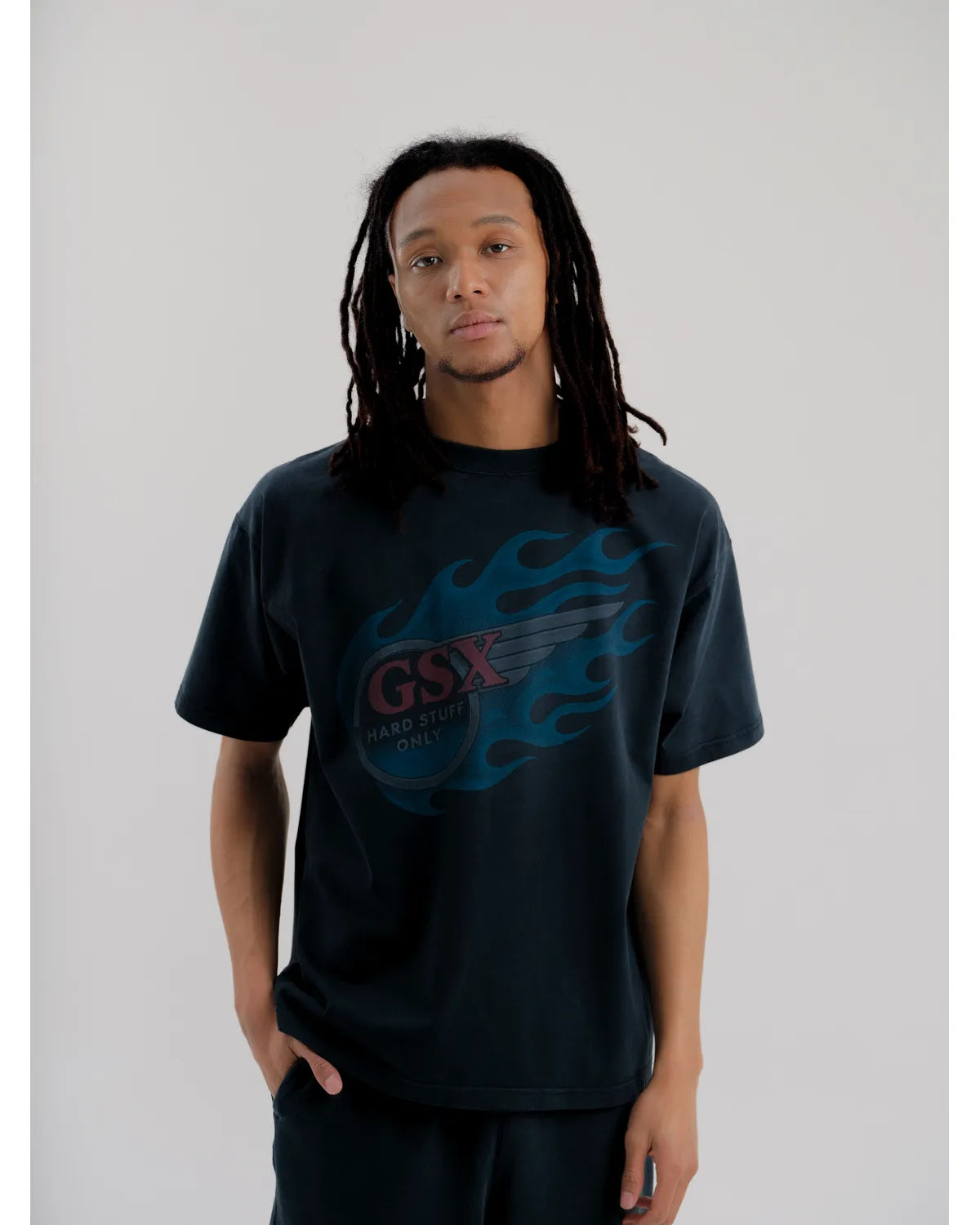 GOD SELECTION XXX / GSX EQUIPMENT Flame Blade Tee (GSX-S26-ST-03)