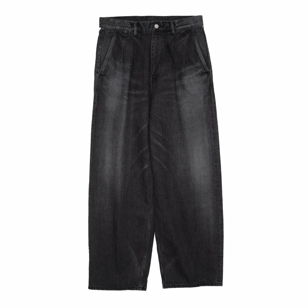 Graphpaper / Selvage Denim Two Tuck Pants (GU251-40188DB)