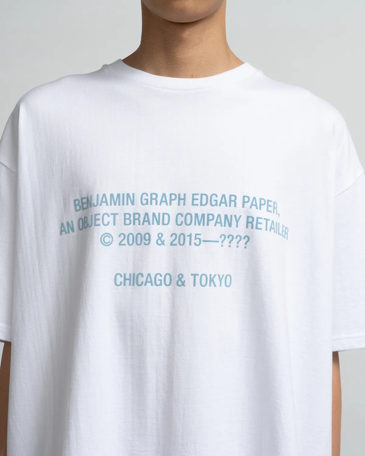 Graphpaper × BENJAMIN EDGAR / BENJAMIN GRAPH EDGAR PAPER S/S Oversized Tee (GU252-70023BE)