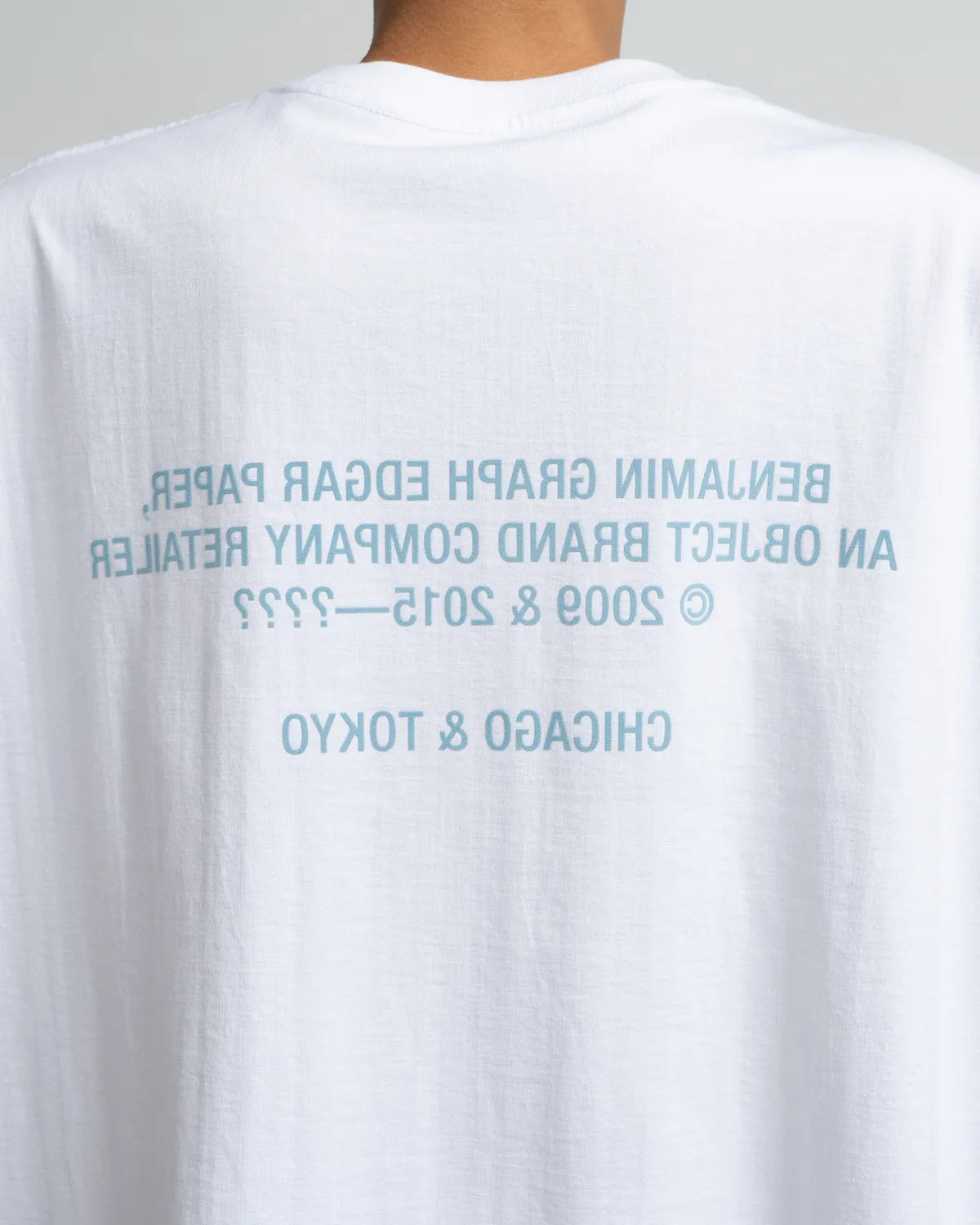 Graphpaper × BENJAMIN EDGAR / BENJAMIN GRAPH EDGAR PAPER S/S Oversized Tee (GU252-70023BE)