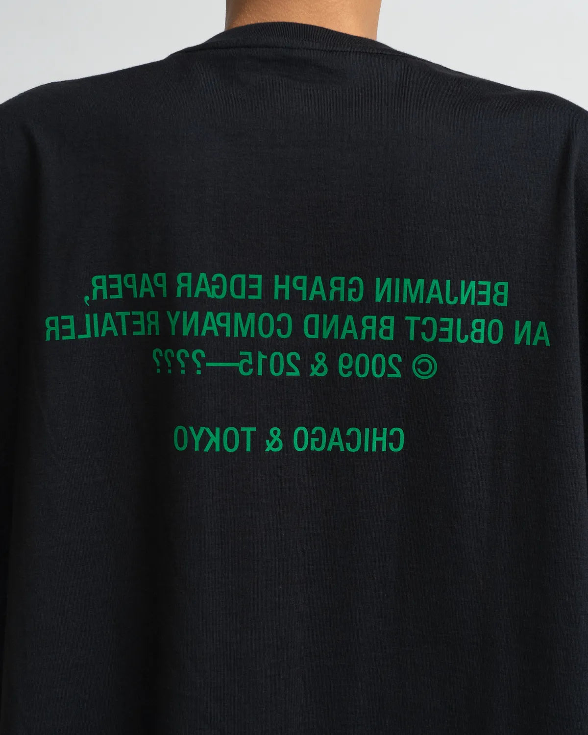 Graphpaper × BENJAMIN EDGAR / BENJAMIN GRAPH EDGAR PAPER S/S Oversized Tee (GU252-70023BE)