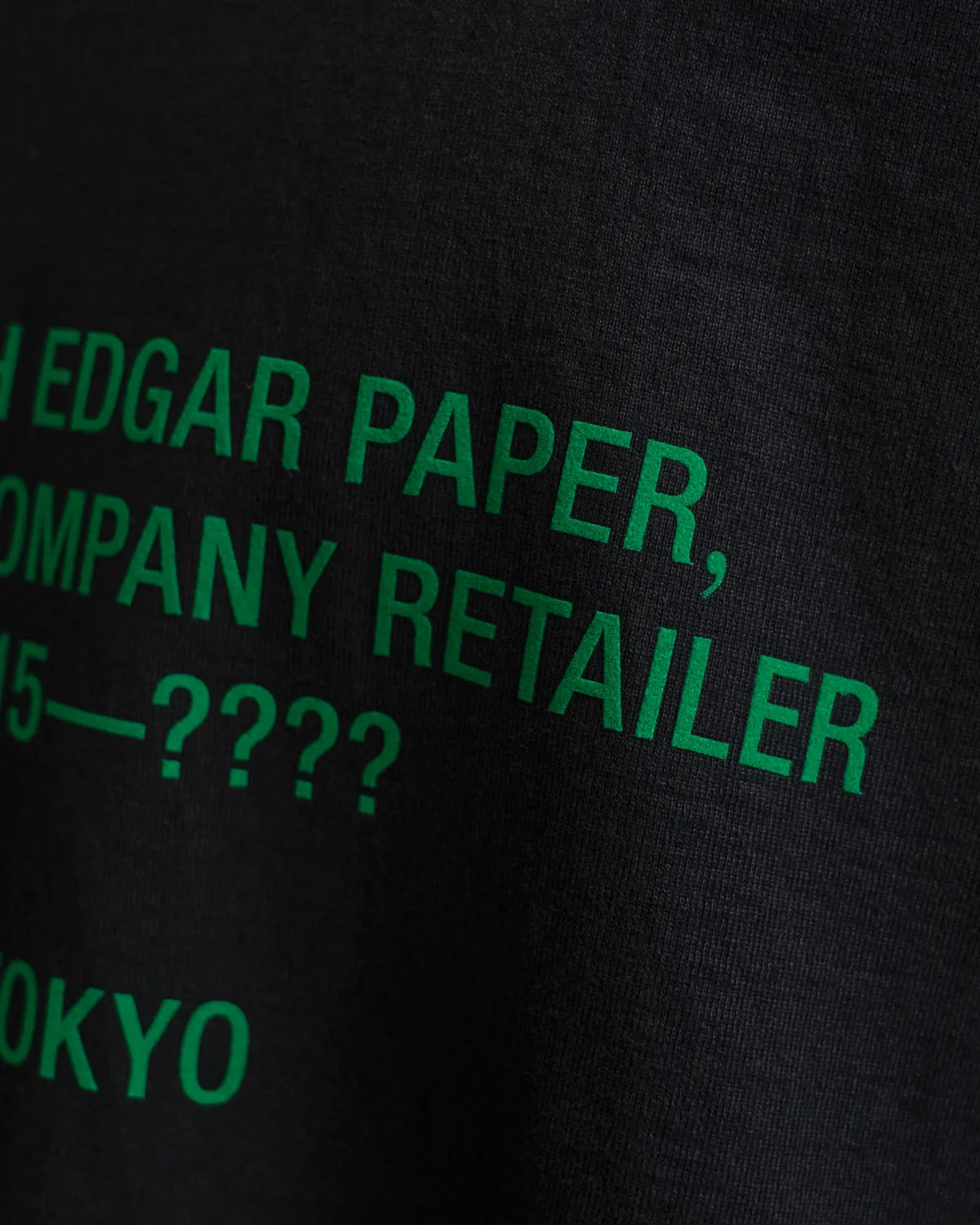 Graphpaper × BENJAMIN EDGAR / BENJAMIN GRAPH EDGAR PAPER S/S Oversized Tee (GU252-70023BE)