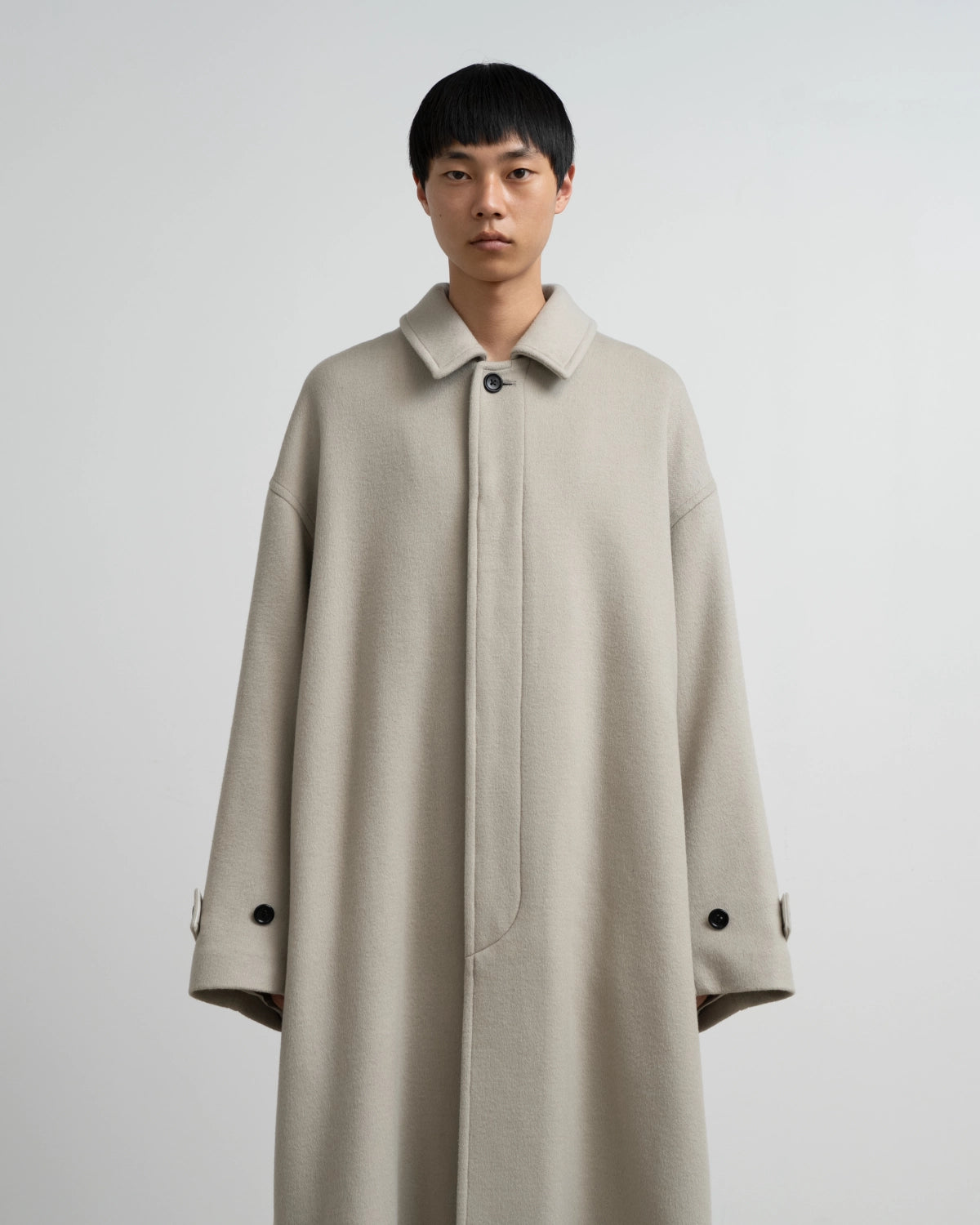 Graphpaper / Light Melton Oversized Coat (GU263-10420C)